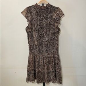 1. State Leopard Print Mini Dress
